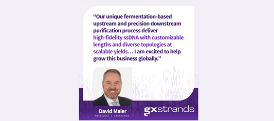 CPTx Appoints David Maier President of ssDNA CDMO Unit, gxstrands
